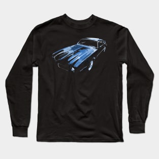 71 Firebird Blue Green Long Sleeve T-Shirt